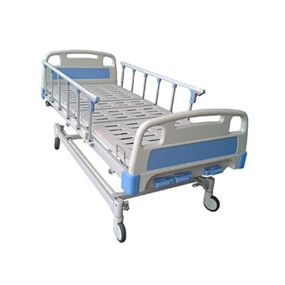 China High Quality Manual Hospital Bed EU-HC505 Three Function Manual Hospital Bed With Side Rails for sale