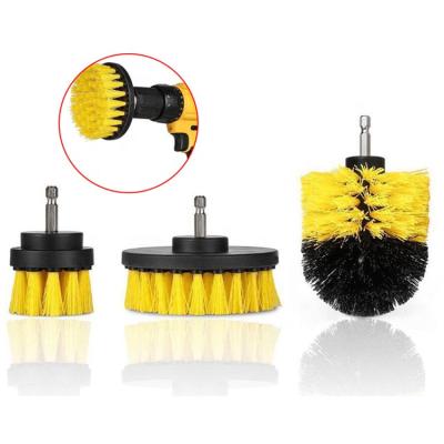 China New Viable Material Brush 3 Brush Car Brush Cleaning Drill Brush For Grills Kitchen Cleaning Boat for sale