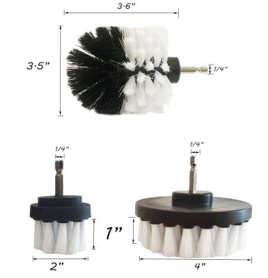 China Viable Drill Brush Power Drills Scrubber Cleaning Brush for sale