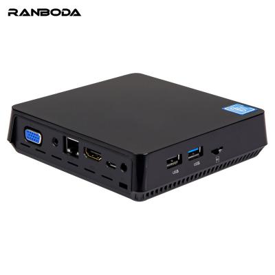 China Support 4K UHD WiFi Z8350 T11 Mini PC Dual Band Quad Core With 4GB RAM 2.5