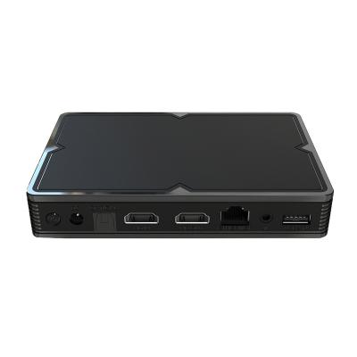 China HD TV HD Input Android TV Box Allwinner H603 H6 4GB RAM 4K HD Advertising Media Player Digital Signage Box for sale