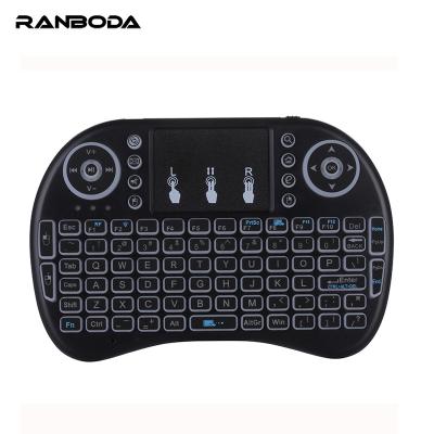 China 2.4G Backlit Gaming i8 Wireless Mini Keyboard for TV Box with Touchpad Air Mouse for sale