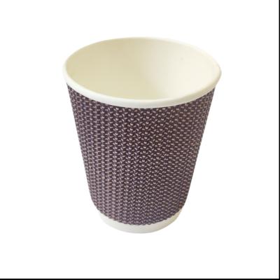 China Custom Logo Disposable Hot Coffee Double Disposable Wallpaper Cup for sale