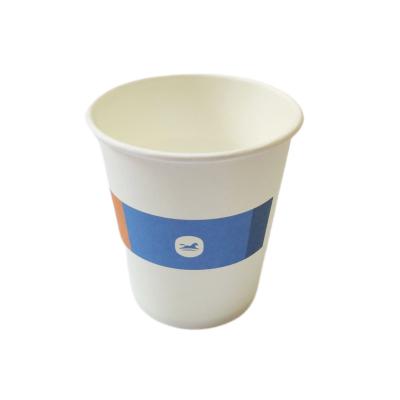 China Recyclable Pe Coated Paper Cup Disposable Single Wall Coffee Cup for sale