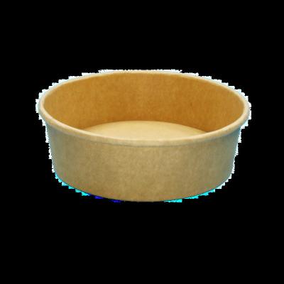 China Disposable Custom Printed Disposable Take Away Paper Bowls , Kraft Paper Bowl With Paper Lid for sale