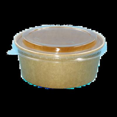 China Disposable Pulp Tableware Microwave Disposable Paper Bowl for sale