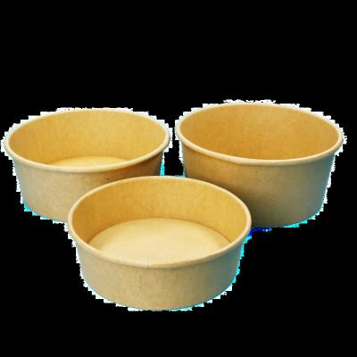 China Disposable Disposable Paper Bowl Packaging Container With Lid for sale