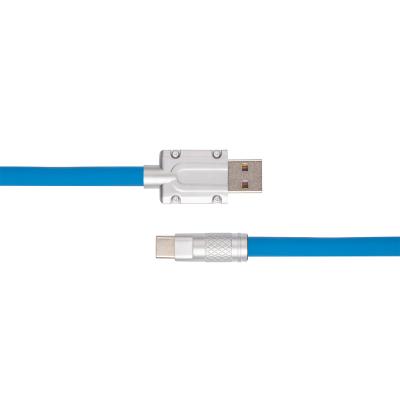 China New Model OD 6.0 Silicone Zinc Alloy 1m Type Mobile Phone Usb C Fast Charging Micro Usb Data Cable For Phone 13 12 Huawei Charging Cable for sale