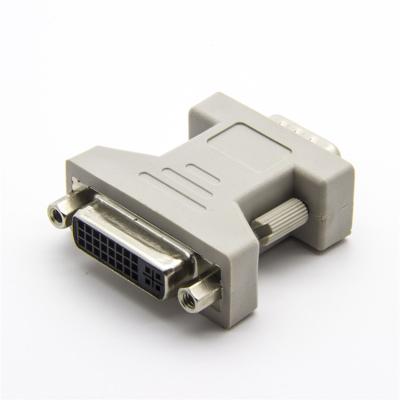 China Hotsell Signal Transfer VGA to DVI Adapter VGA Male to DVI Female Adapter 24+5 for DVI Cable for sale