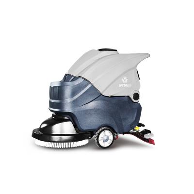 China High Quality Hotels Floor Scrubber Vacuum Street Cleaning Machine Walk Behind Electric Floor Scrubber for sale