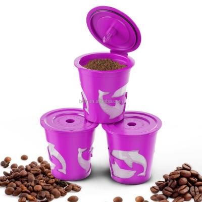 China Stainless Steel Mesh Dolphin K Cup Sustainable Reusable Coffee Capsule Coffee Pod for sale