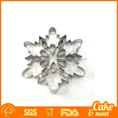 China Stianless Steel Christmas Theme Snowflake Cookie Cutter for sale