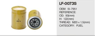 China 5I-7951 5I7951 BF7538 R010126 R010040 ME015254 ME035829 Efficient Spin Fuel Filter For CATERPILLAR And SK200 SK210 SK260 for sale