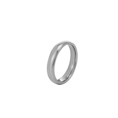 China CLASSIC soft and minimalist stainless steel ring for men and women, trendy jewelry ring without fading for sale