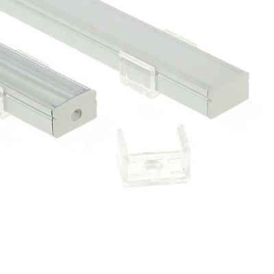 China Low Price Contemporary Alu Led Aluminum Profile Low Profile With Lens For Interior Cabinet Bedroom for sale