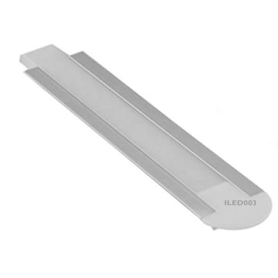 China 3m Recessed LINEAR White LED Led Profile 4 Inch Recessed Aluminum Led Profile For Cabinets for sale