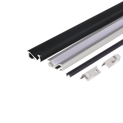 China LINEAR LED Profile Aluminum Led Extrusion U Channel Milky White Cover Frosted Diffuser Housing For Led Strip for sale