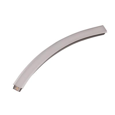 China ARC high quality project profile iled2420 W24xH20mm hole cut 20mm recessed curved led profile for wall or ceiling for sale