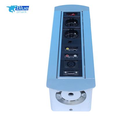 China Commercial Electric Integrated Desktop Power Socket Flip Up Socket Power Strips Manual UK for sale