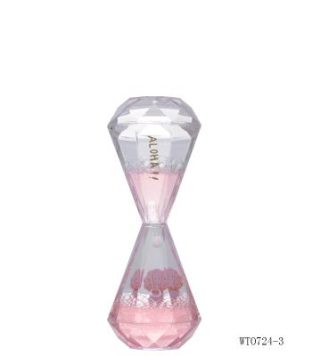 China Customized Acrylic Water Timer Oil Sand Timer Bubbler Logo Motion Toy Liquid Desktop Sensory Clock for Kids and Adults for sale