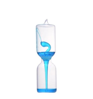 China China Wholesale Fun Toys High Borosilicate Glass Colored Liquid Timer Love Meter Hand Glass Boiler For Party Gifts for sale