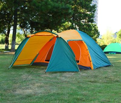 China Large Dome Tent Double Layer 2-Door UV Resistant Camping Tent (HT6081-4) for sale