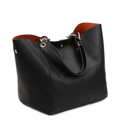 China Luxury Leather Fashion Wholesale Women's Designer Tote Bags Custom for sale