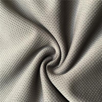 China Quick Dry Moisture-absorbent Wicking Bird Eye Recycled 100 Polyester Mesh Fabric For Sportswear for sale