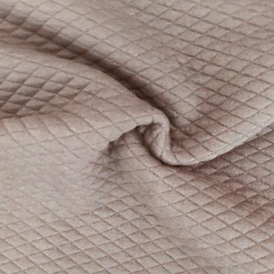 China Double Faced Skin Diamond Air Jacquard Layer Cushion Soft Memory Pillow Friendly Sports Loungewear Knitting TC Fabric for sale