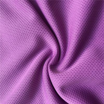 China QUICK DRY Raw Solid Moisture Yarn Wicking Tank Top Bird Eyelet Fabric Quick Dry Recycling Mesh Stretch Eyelet Fabric for sale