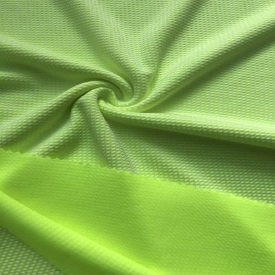 China Wholesale QUICK DRY QUICK DRY Polyester 57% Anti UV Stretch Mesh 43% Cationic Freshness Jacquard Fabric for sale