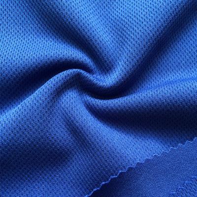 China Wrinkle Resistant 100%Polyester Woven Sport Quick Dry Bird's Eye Mesh Knitted Fabric for sale