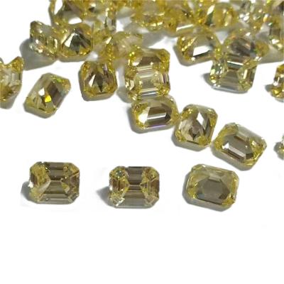 China Color Set Or Fire Rarity Factory Directsale Loose Heavy Gemstone 5Mm Gold Zircon for sale