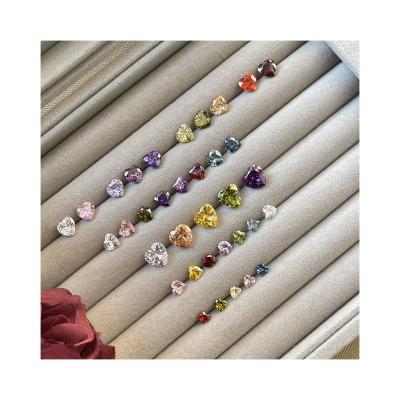 China Fire Rarity Factory Directsale Quality Guarantee Loose Gemstone Price Listing Color Set CZ Loose Stones Zircon 5A For Jewelry Making for sale