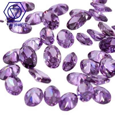 China Fire Rarity Factory Directsale Extraordinarily Meticulous Anniversary CZ Color Play or Color Loose Stones Loose Rough Zircon for sale