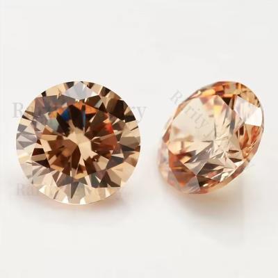 China Carat Loose Gemstone CZ Stone 3Mm Zircon Fire Color Play Or Cheap Price for sale