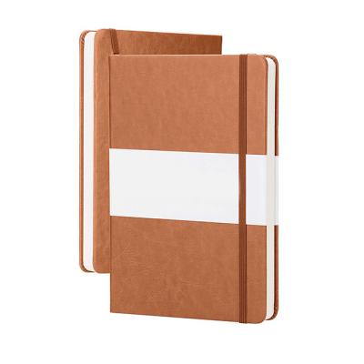 China GuangAo eco-friendly paper a5 lettering super thick leather custom work meeting notepad reusable blank business notebook for sale