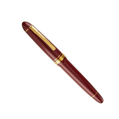 China Thick Point Pen Red Ballpoint Pens Pen GuangAo Smoothest Writing Pen Hotel Promotional Fine Business Stationery for sale