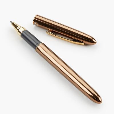 China OEM Logo Business Office Hotel Luxury Gold Colored Black Blue Ballpoint Pens GuangAo Custom Pen GuangAo Custom for sale