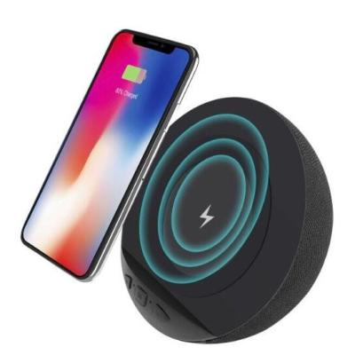 China Wireless Charger For Portable Wireless Charger Stand Cell Phone Power Bank Phone Blue Tooth Speaker for sale