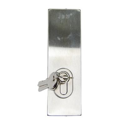 China Modern Stainless Steel Glass Aluminum Door Cut Double Sided Glass Door Lock Clip Wholesale for sale