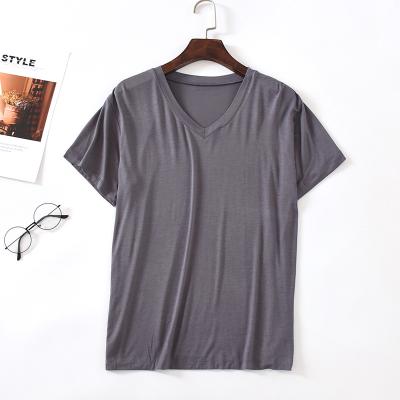 China Low Price Excellent Quality Anti-Wrinkle Mens Modal Short Sleeve T-Shirt for sale