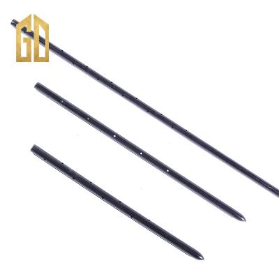 China Gangda Round / Industrial Square / Flat Steel Nail Stake Painted for sale