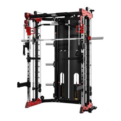 China Smith Universal Commercial Machine Stack Weight Equipment Gym OEM Multifunctional Trainer Rack for sale