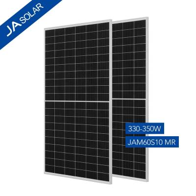 China 350w solar panel prices output power performance ja monocrystlline perc solar cells half of ja solar panel 350w for sale for sale