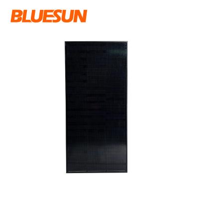 China China Factory Wholesale Price House Roof Felt Full Black Solar Panel 90w 100w 110w 120w Mini Solar Module 110watt 166mmx166mm for sale