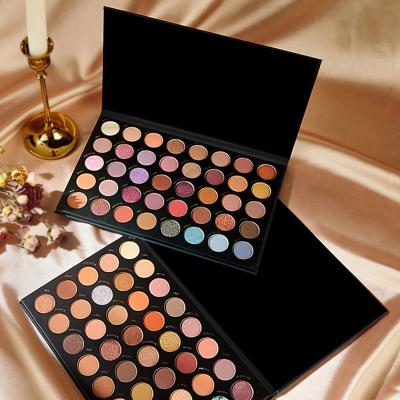 China 40 Colors Private Label Eyeshadow Palette DIY Eyeshadow Makeup Palette Waterproof Customize for sale