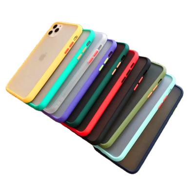 China 100% Colorful Eco-friendly TPU Phone Case Bumper Frosted Matte Translucent Phone Cover Case Cell Phone Bags For iphone for sale