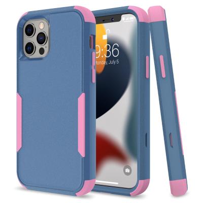 China New Design Phone Case Full Cover Shockproof Shock Proof Cute Design 3 Layer Cell Phone Bags And Cases For iPhone 12 13 for sale