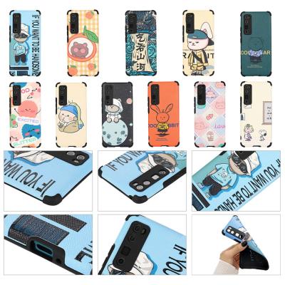 China 100% Eco-friendly Design Colorful Cute Cartoon Phone Cases Phone Cases For Huawei TPU Anti Scratch Drop Soft Bumper Anti Shock Protection for sale